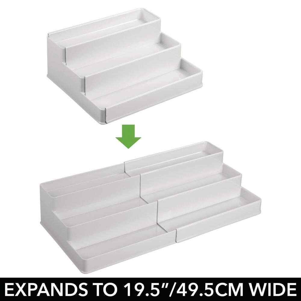 Plastic Expandable 3-Tier Shelf Rack Organizer J71648