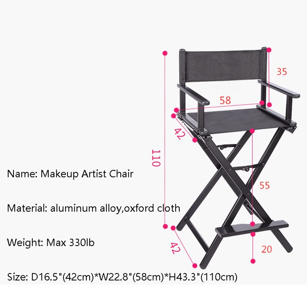 Aluminum Folding Portable Chair with Side Table and Storage Bag W995626
