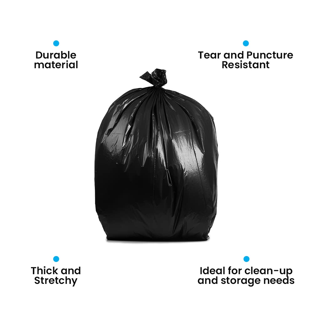 95-Gallon Black Heavy Duty Contractor Bags 10-Count C2892