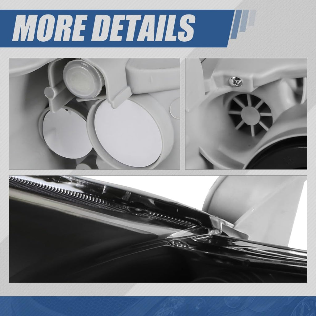 Black Projector Headlights Assembly A33320
