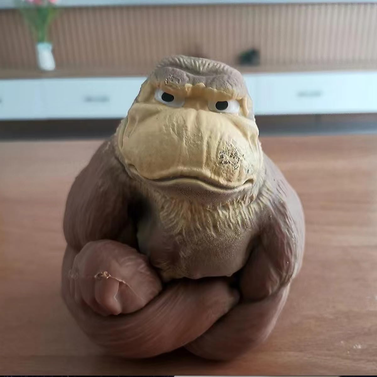 Brown Stretch Gorilla Sensory Stress Toy V1280