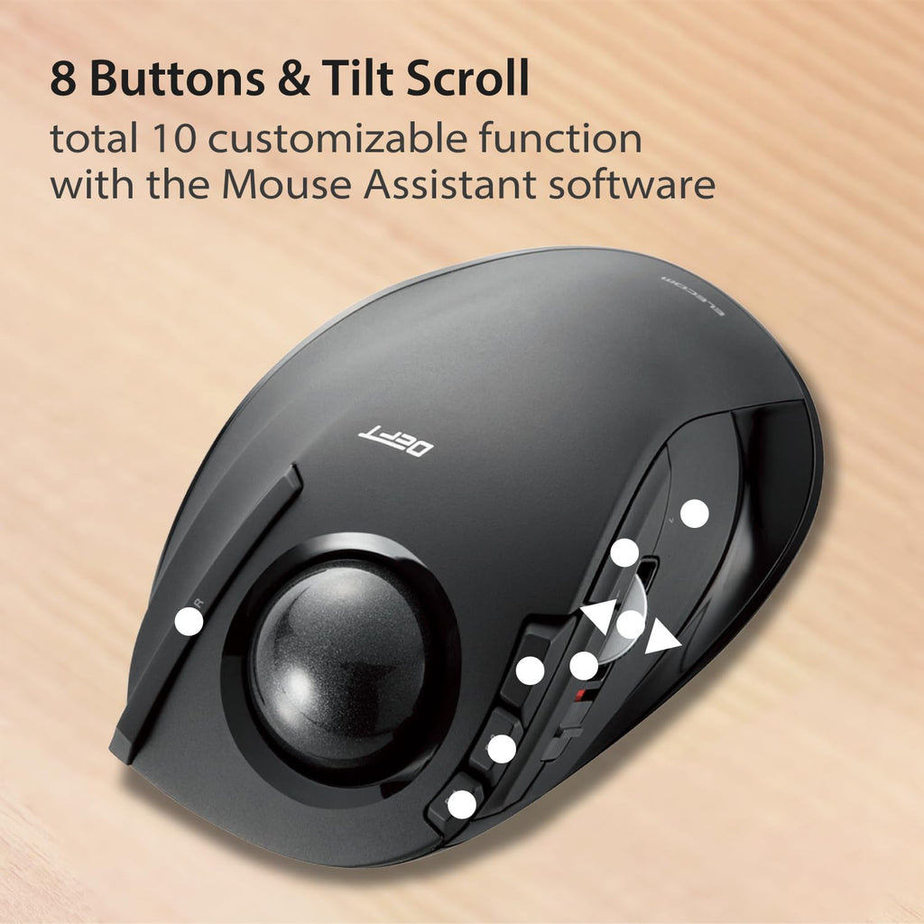 Wireless Ergonomic Trackball Mouse C75477