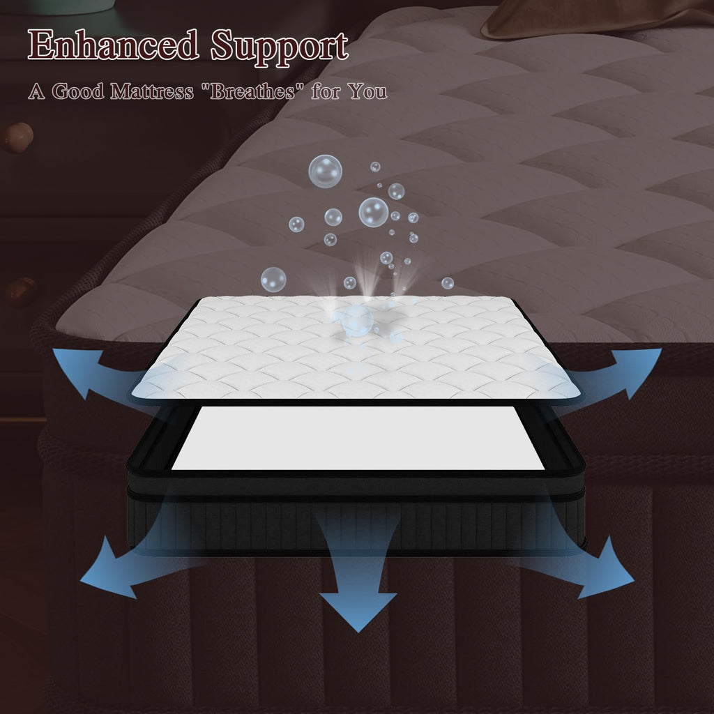12 Inch Hybrid Full Mattress J215