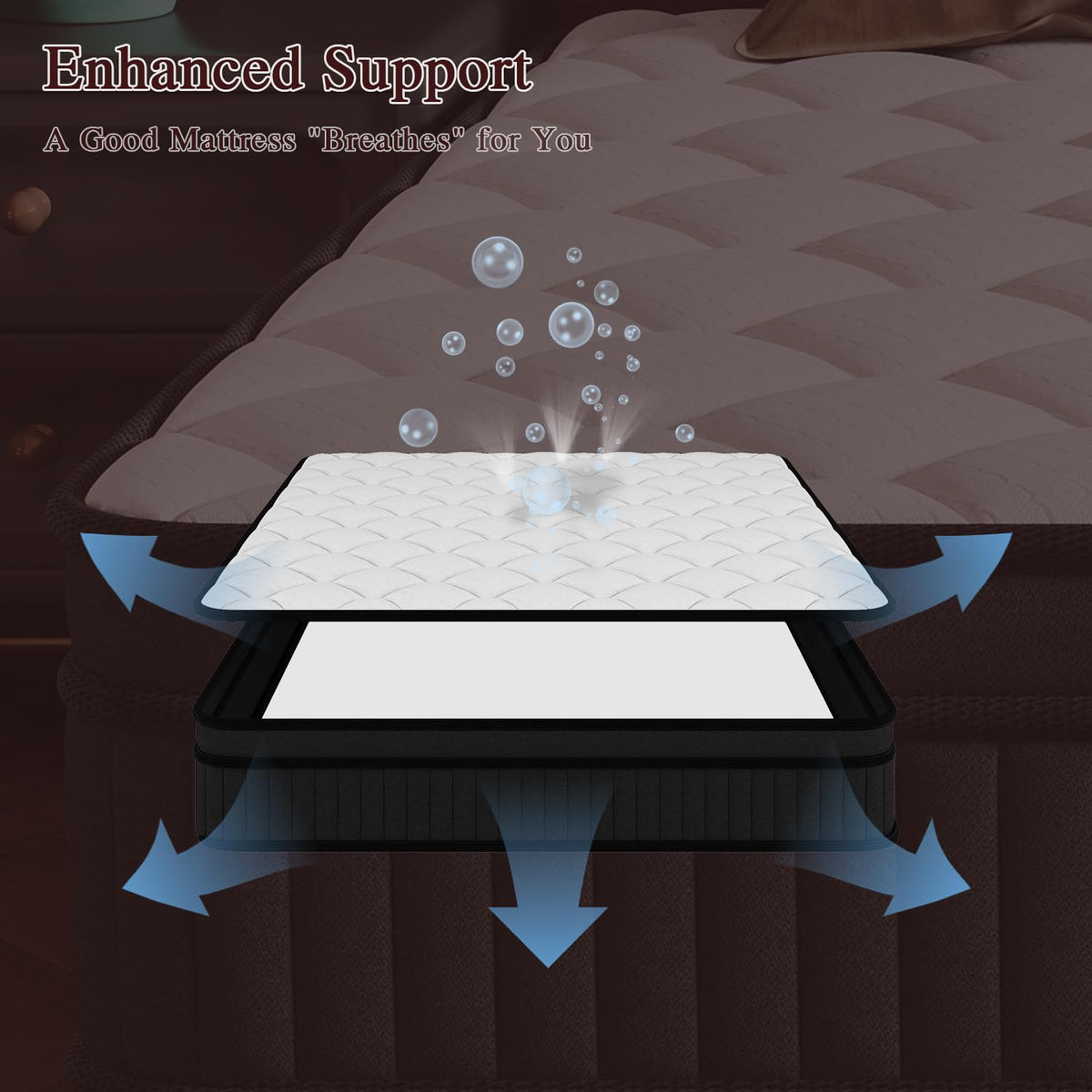 12 Inch Hybrid Full Mattress J215