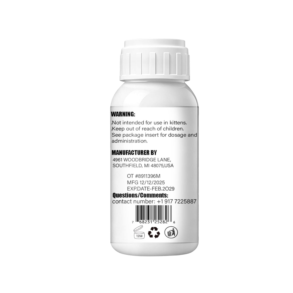 Broad Spectrum Cat Dewormer Liquid 4 oz L851