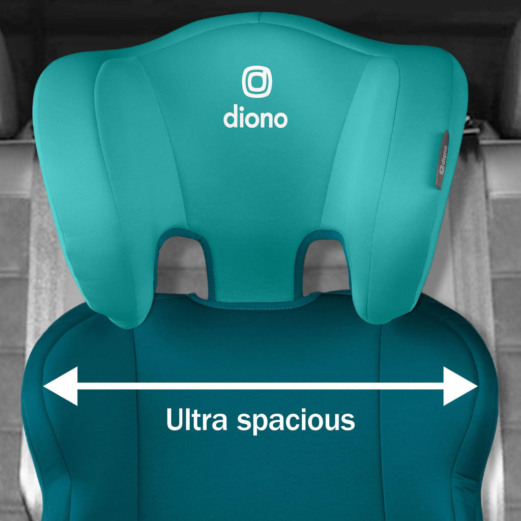 High Back Booster Car Seat with Rigid Latch, Blue T551