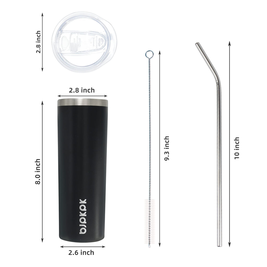 20 oz Stainless Steel Insulated Tumbler with Lid P49992