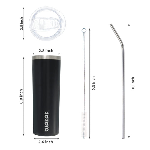 20 oz Stainless Steel Insulated Tumbler with Lid P49992