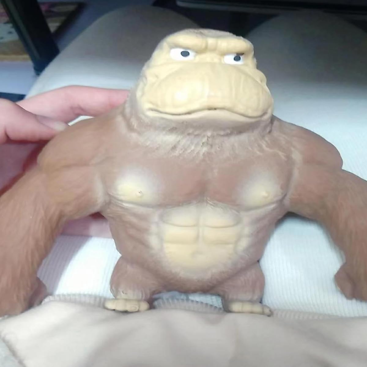 Brown Stretch Gorilla Sensory Stress Toy V1280