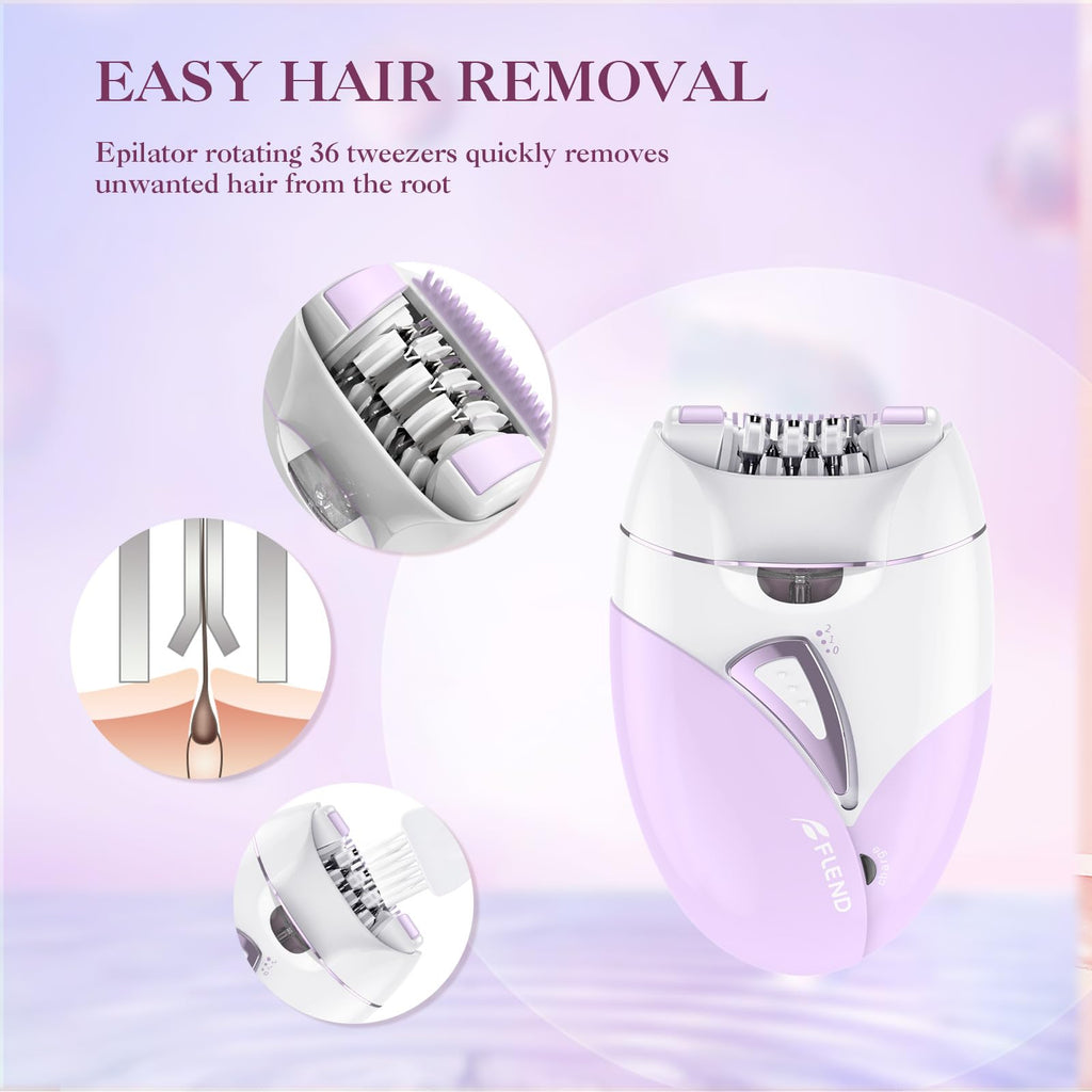 2-Speed Adjustable Epilator with 36 Tweezers A1828