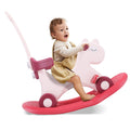 4 in 1 Rocking Horse Balance Bike Ride On Toy with Push Handle J152