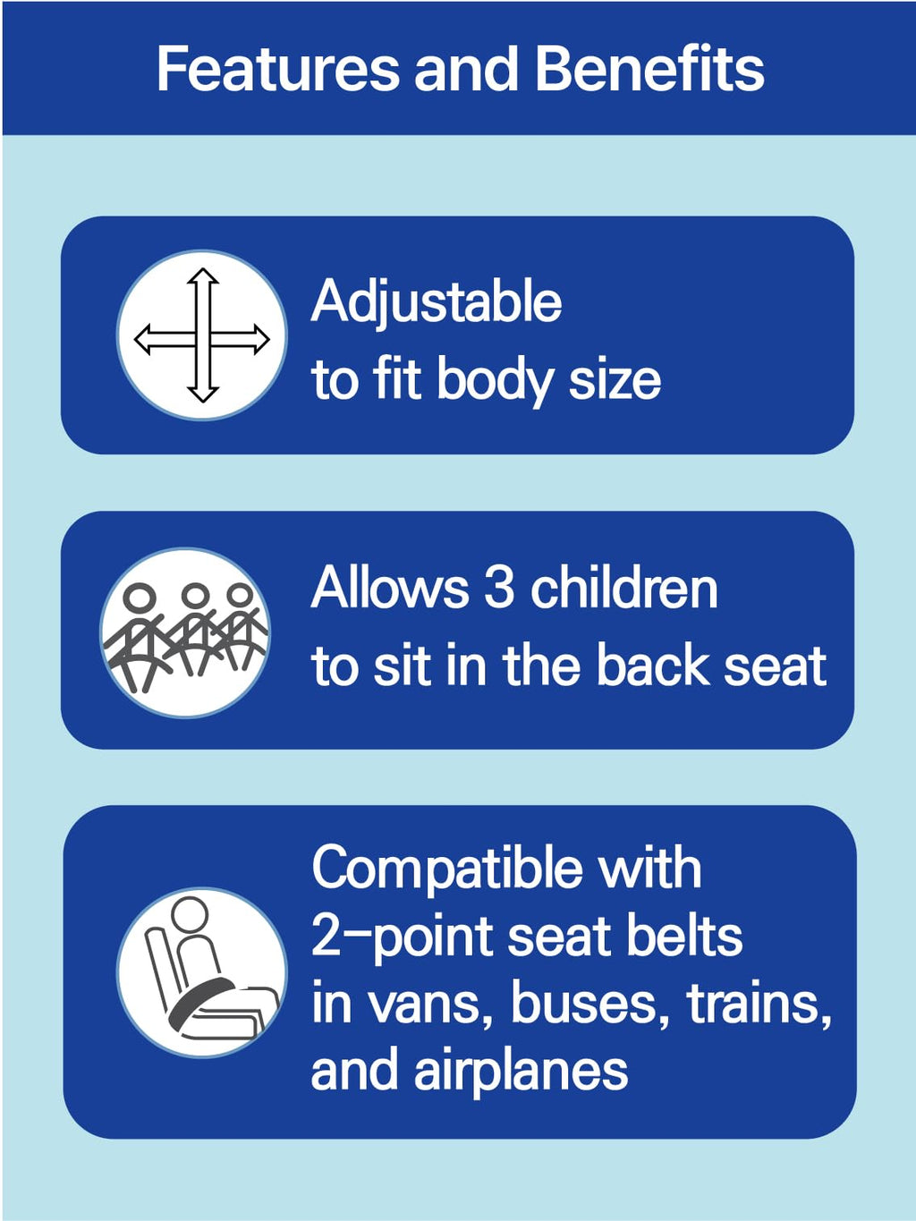 Lightweight Portable Child Restraint Vest Z499