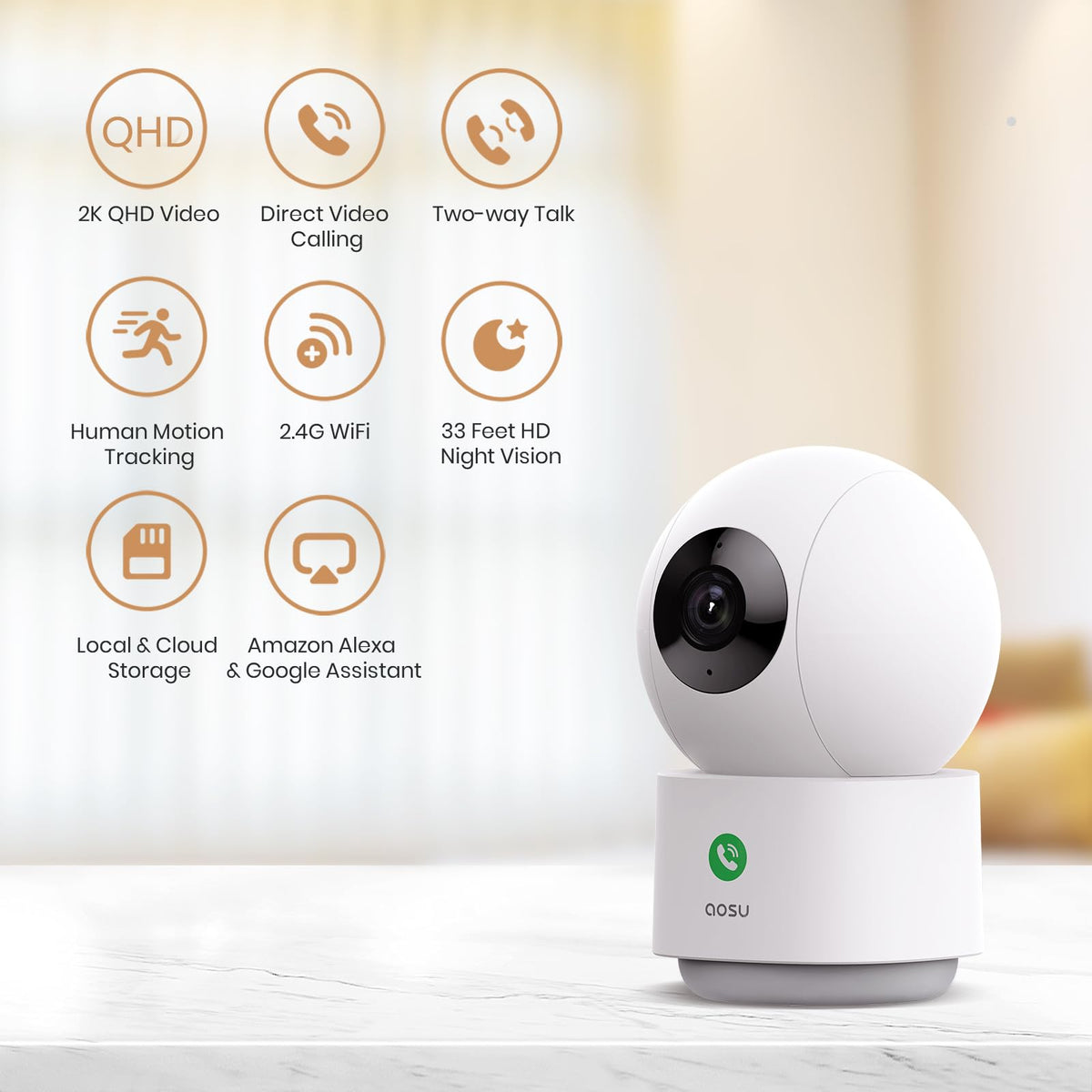 2K Indoor Camera A695