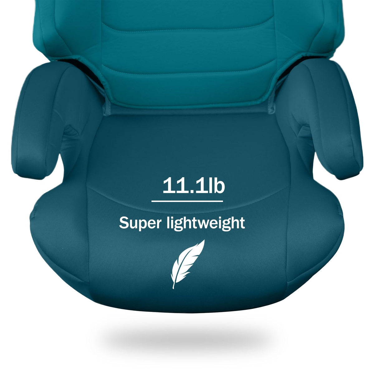 High Back Booster Car Seat with Rigid Latch, Blue T551