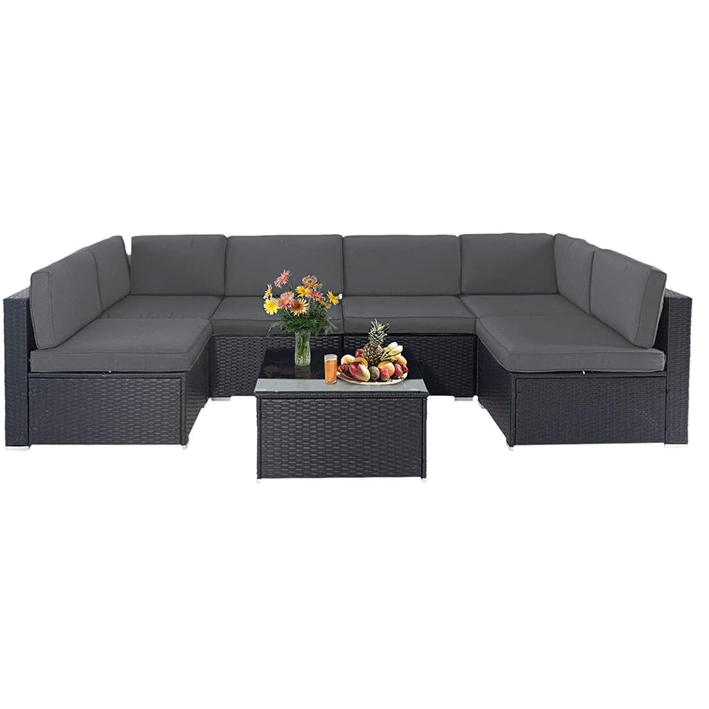 Grey 7-Piece Outdoor Patio Furniture Set M2701