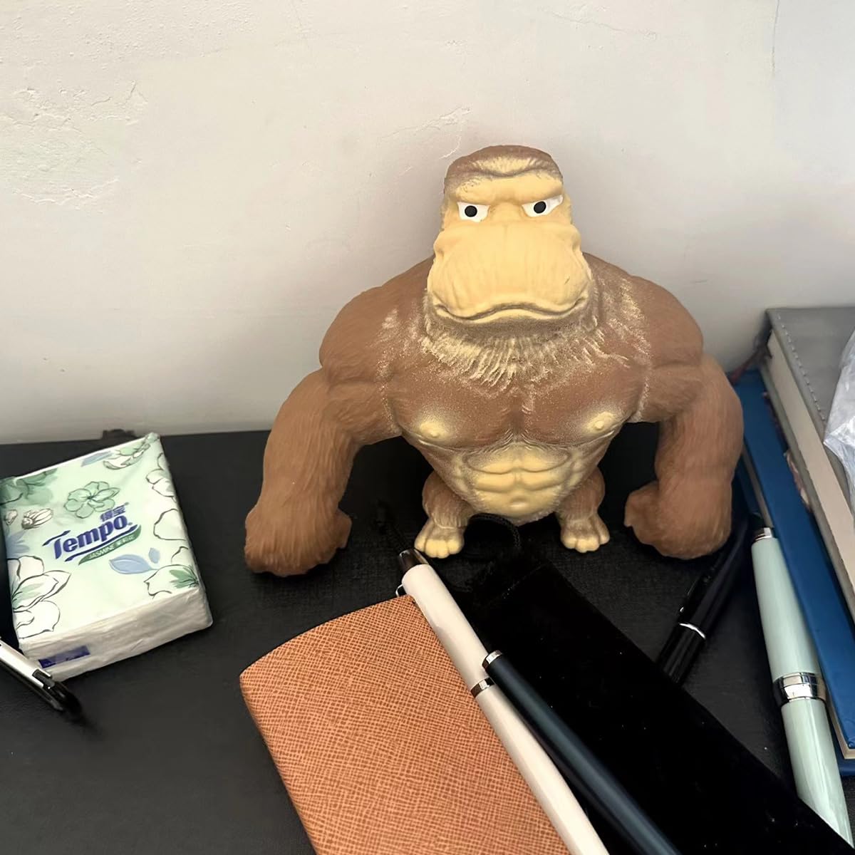 Brown Stretch Gorilla Sensory Stress Toy V1280