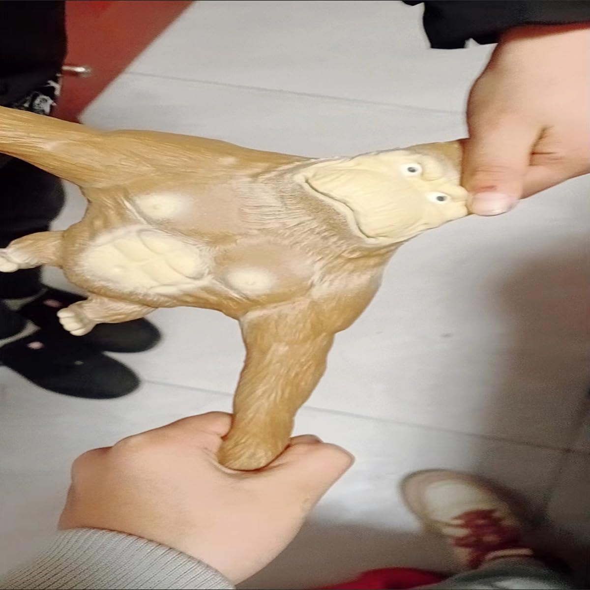 Brown Stretch Gorilla Sensory Stress Toy V1280