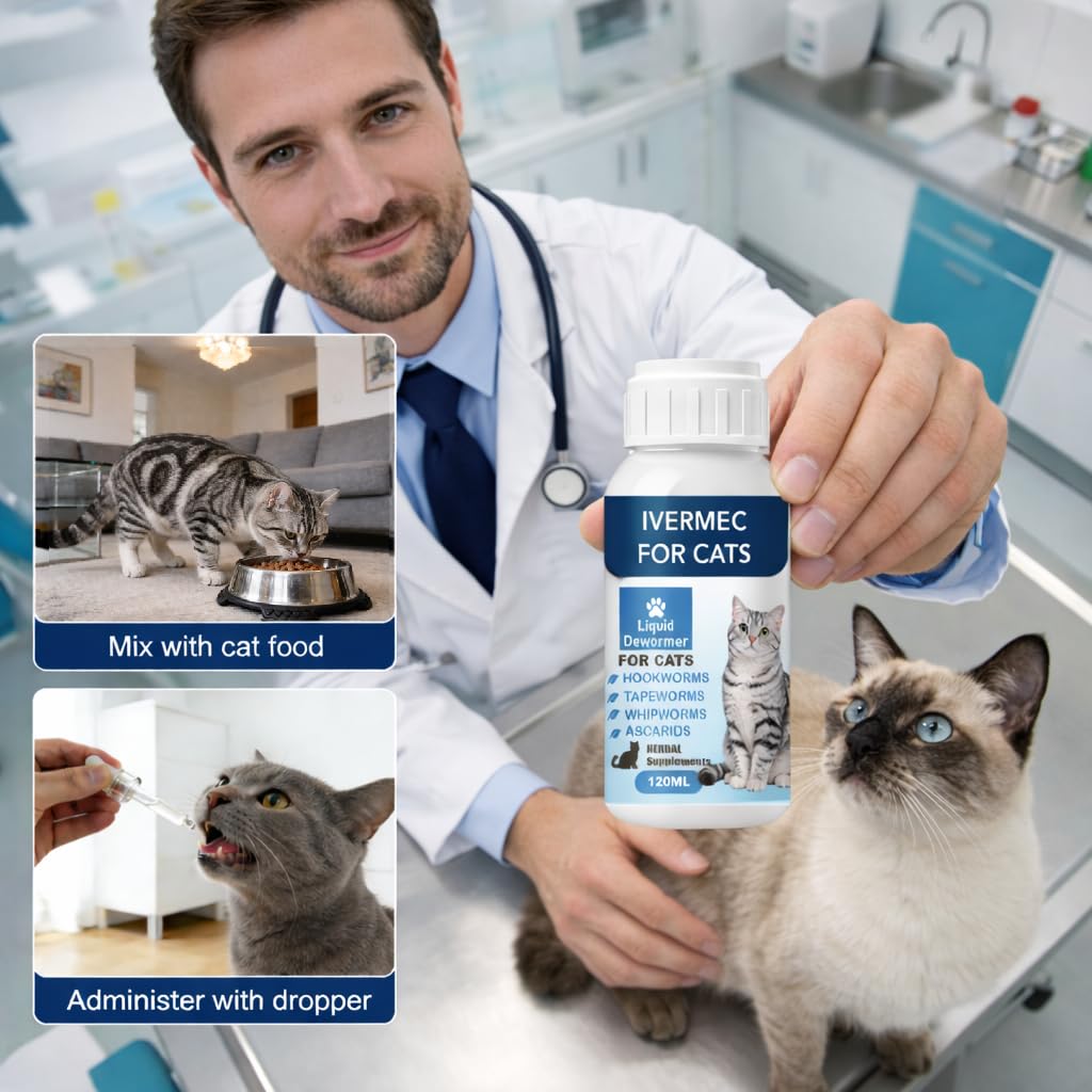 Broad Spectrum Cat Dewormer Liquid 4 oz L851