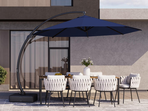 12ft Cantilever Patio Umbrella with Base and Cover R677874