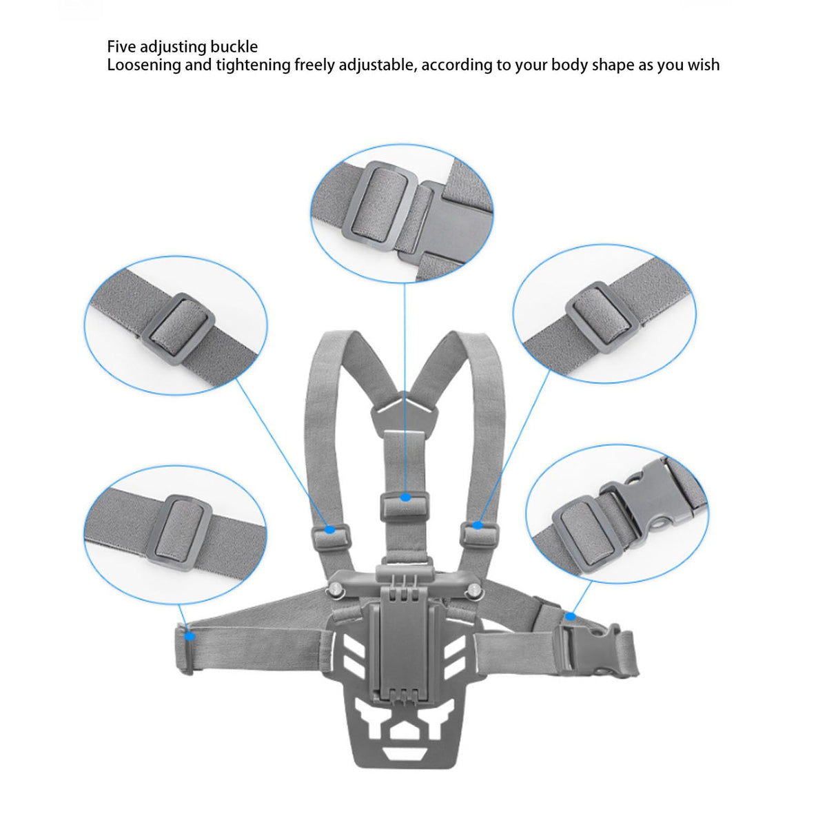 Remote Controller Chest Strap Support Mount X415
