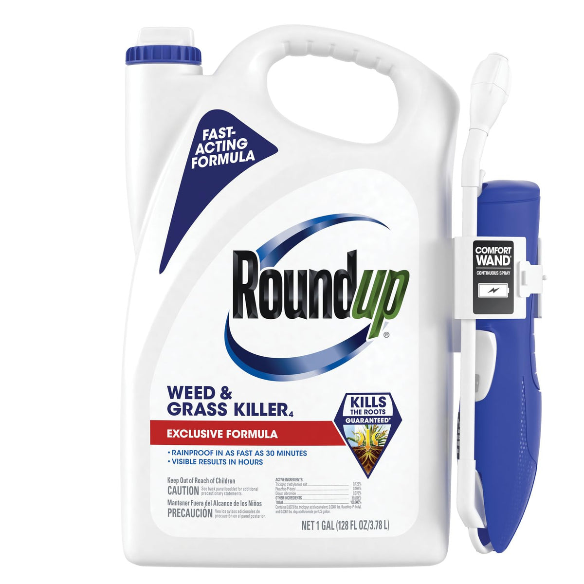 Roundup Weed & Grass Killer₄ with Comfort Wand, 1 gal. V77374