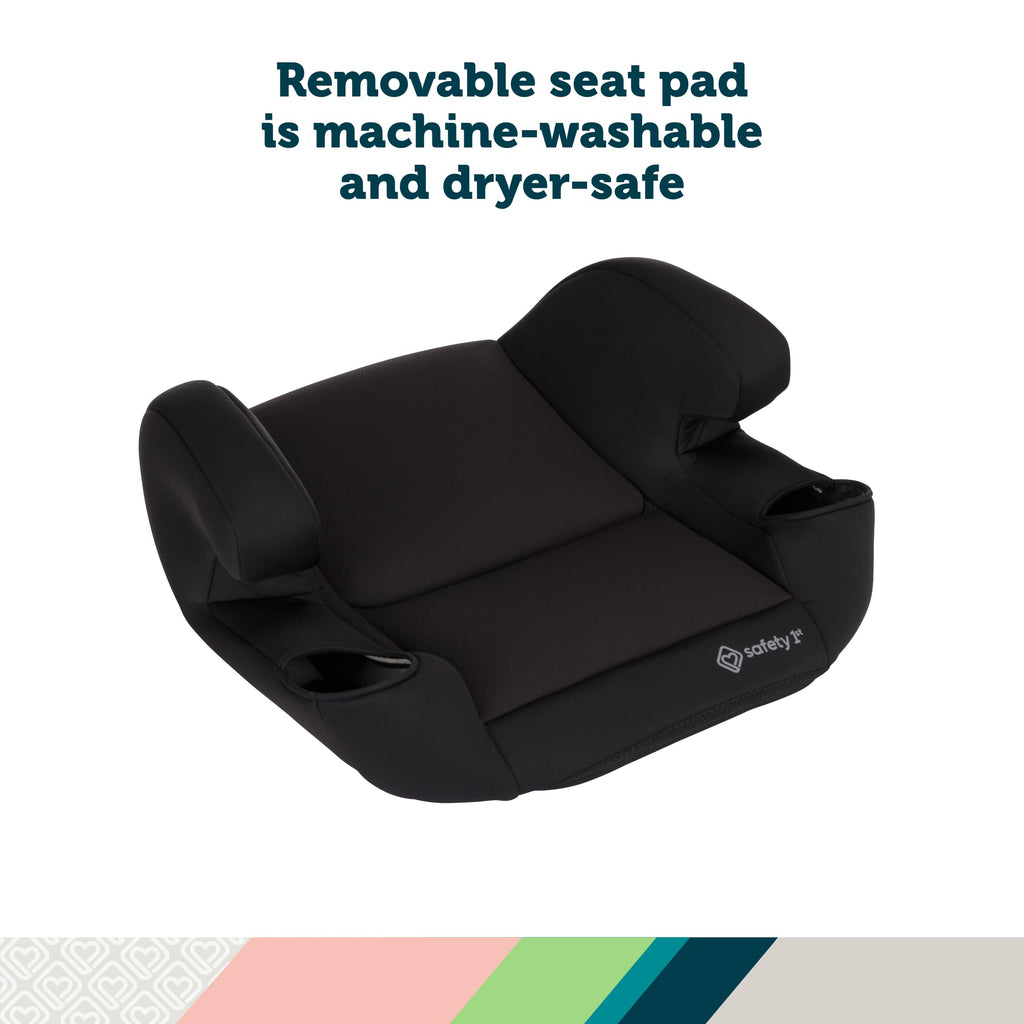 Lightweight Backless Booster Car Seat, 2-Pack, Black B64880