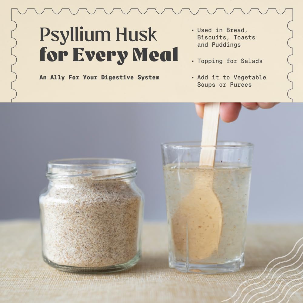 Organic Whole Psyllium Husk 24oz J271