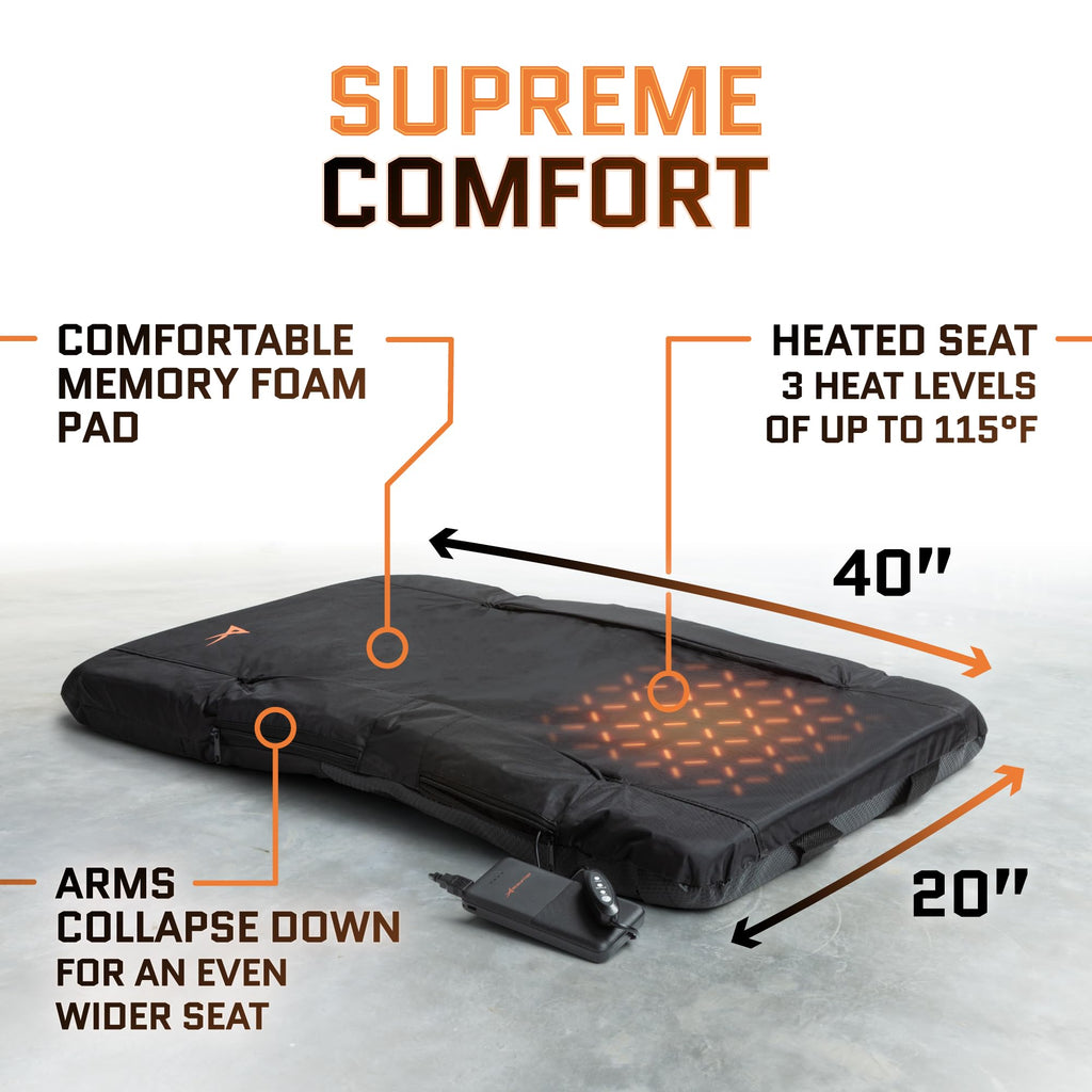 Heated Stadium Seats for Bleachers with Back Support U577396