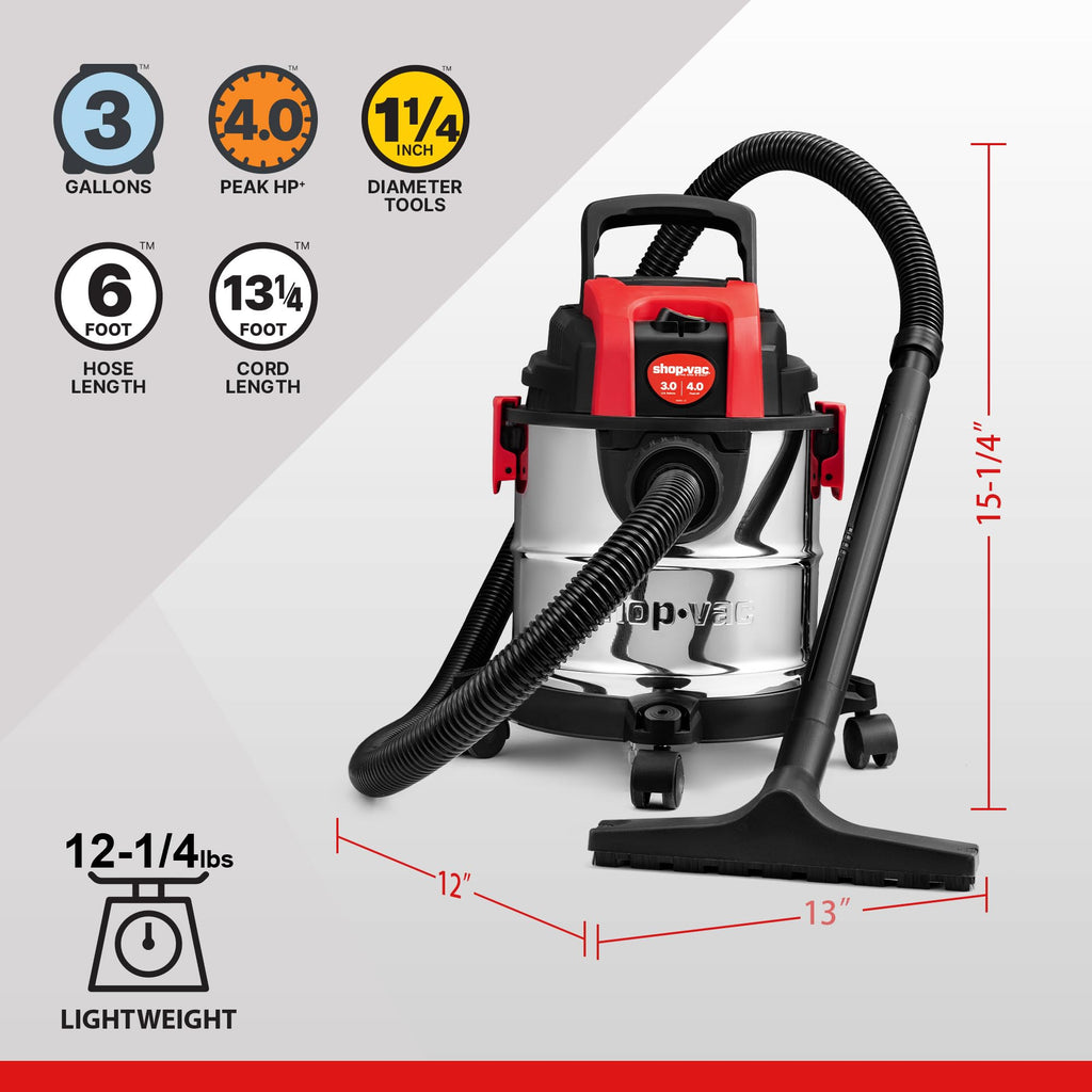 3 Gallon Wet/Dry Vacuum with Blower V444970