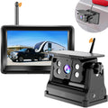 Solar Magnetic Wireless Backup Camera with 5" 1080P Monitor H6575