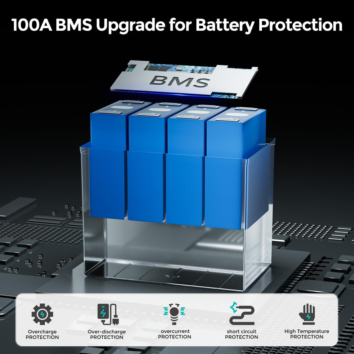12V 100Ah Mini Lithium Battery M541301