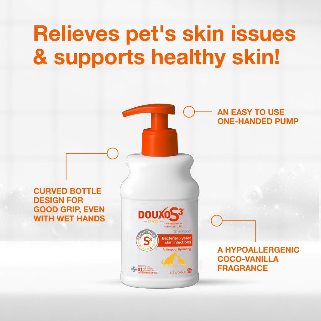Medicated Dog Shampoo with 3% Chlorhexidine 6.7 fl oz E169