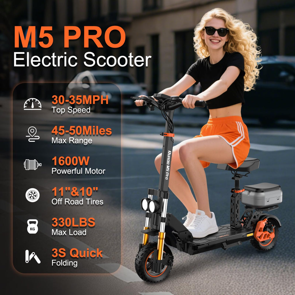 1200W Off Road Electric Scooter with Dual Suspension G157