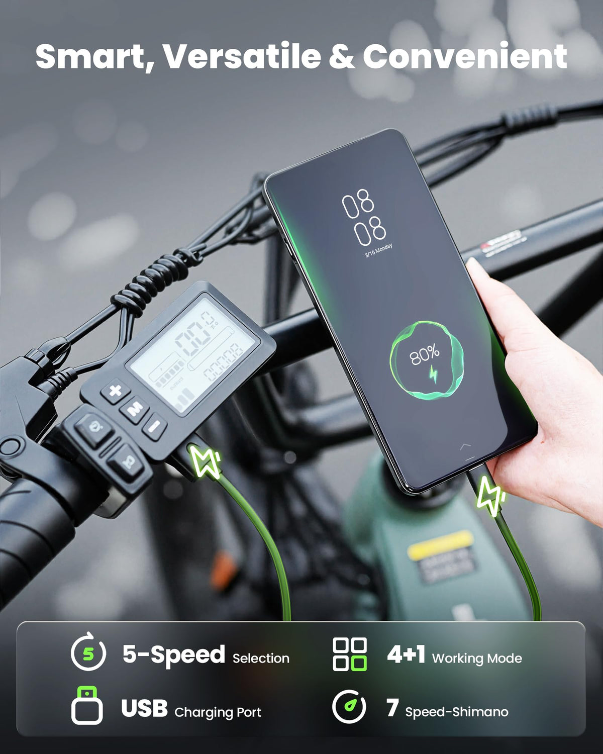 20" Fat Tire Electric Bike S627