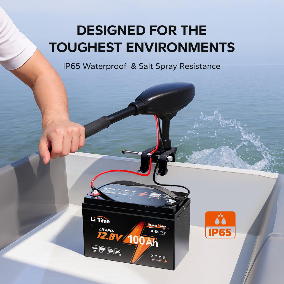 12V 100Ah LiFePO4 Trolling Motor Battery S4278