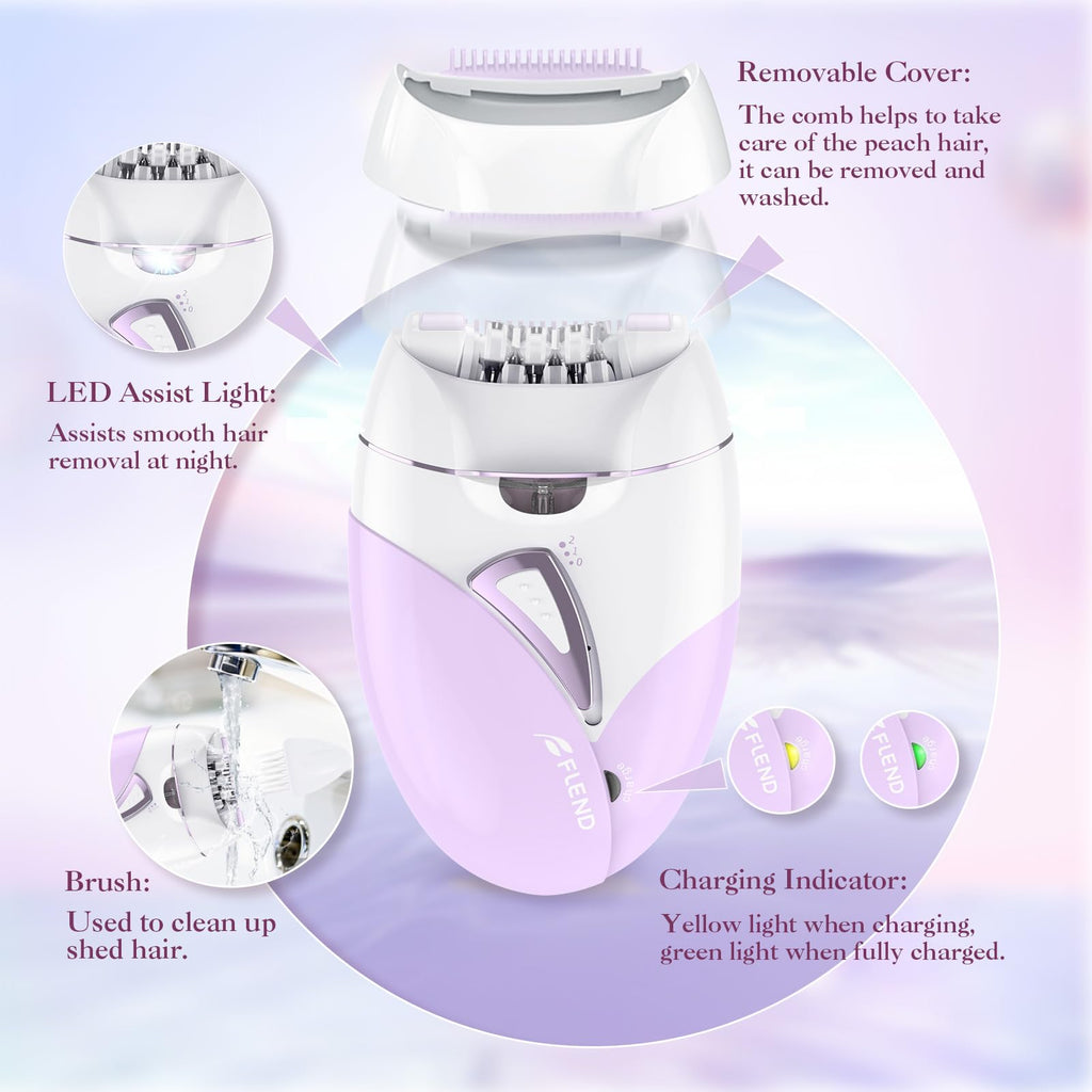 2-Speed Adjustable Epilator with 36 Tweezers A1828