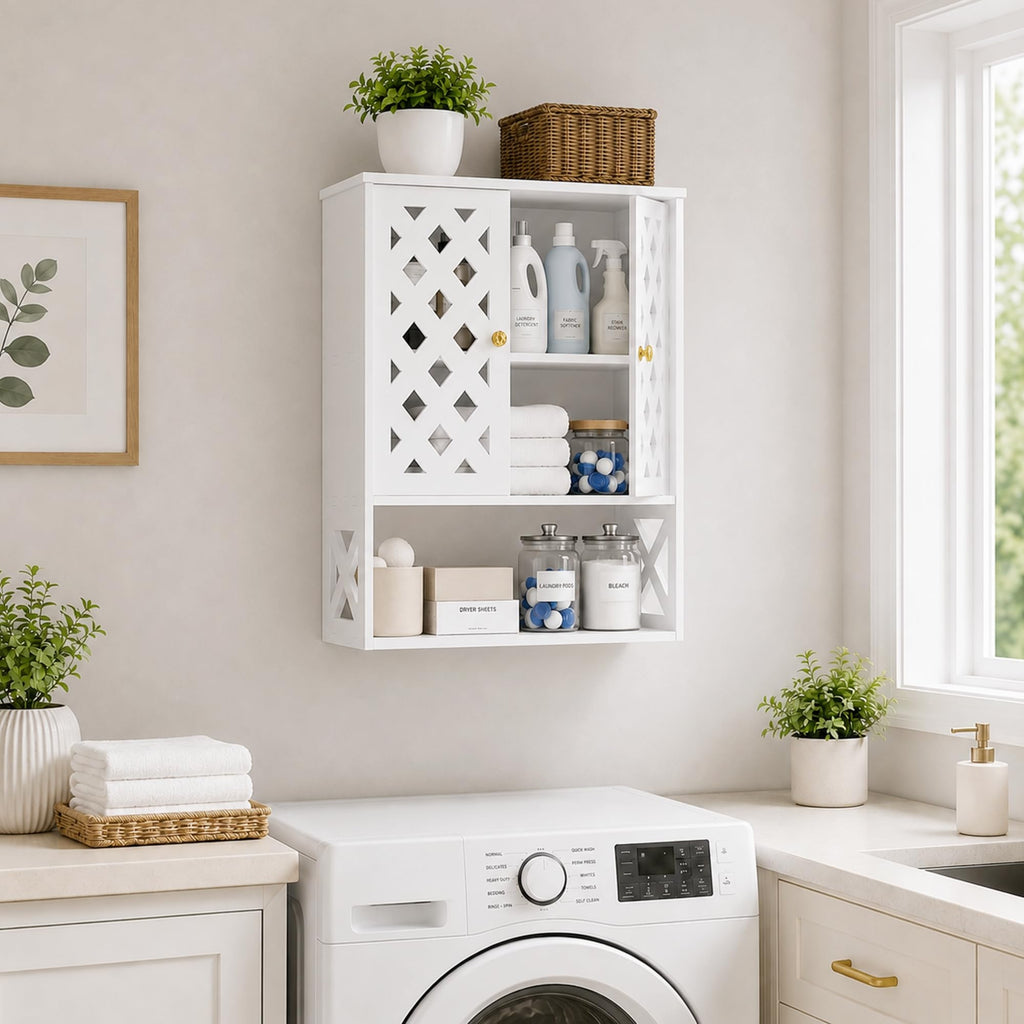 Bathroom Medicine Cabinet with 2 Doors L3337