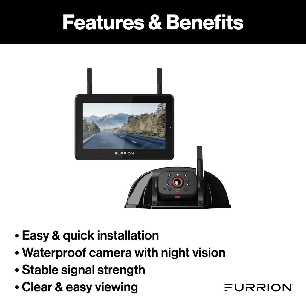 Wireless RV Observation System 7" Monitor K7838