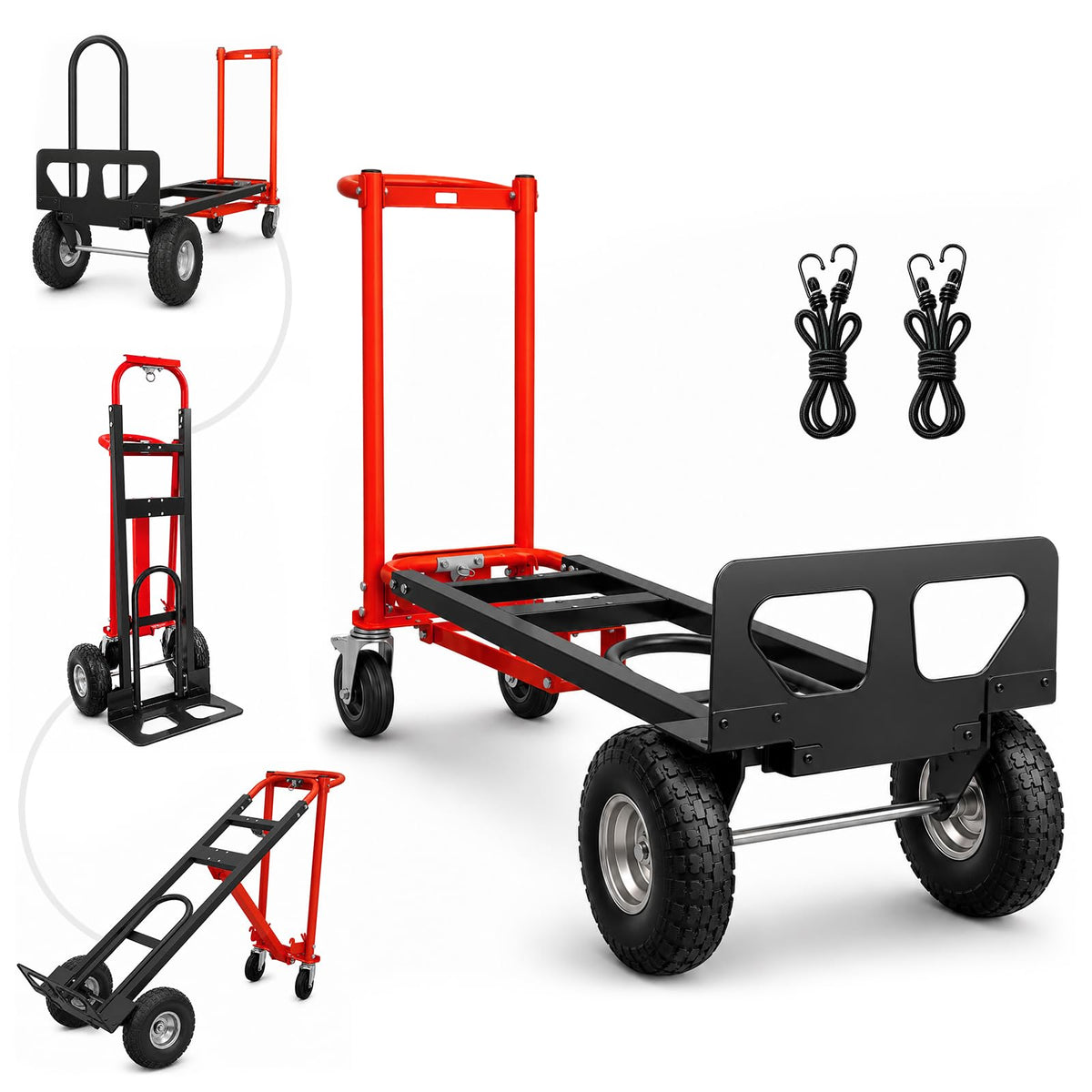 Heavy Duty Convertible Hand Truck with Wheels E30792