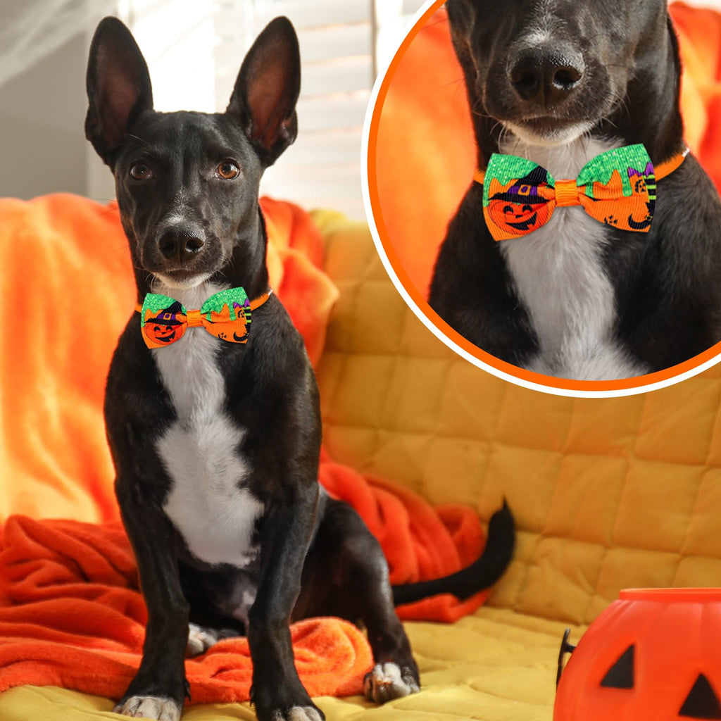 120 Pcs Halloween Dog Bow Ties F4537
