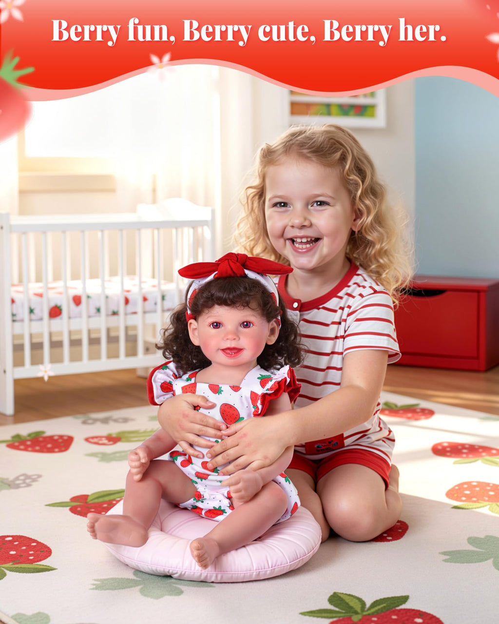 18-20 Inch Doll Clothes Strawberry Outfit X532
