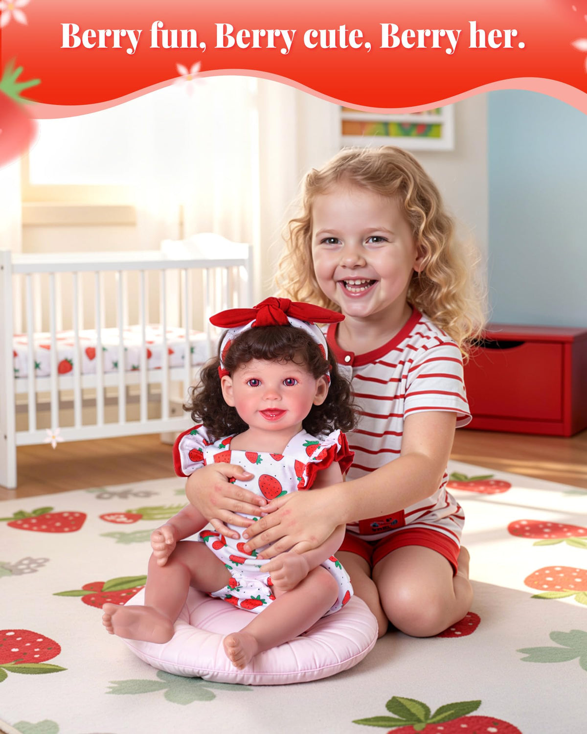 18-20 Inch Doll Clothes Strawberry Outfit X532