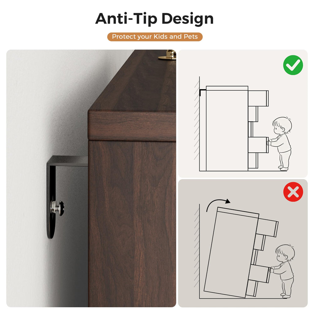 Brown 5 Drawer Dresser X96587
