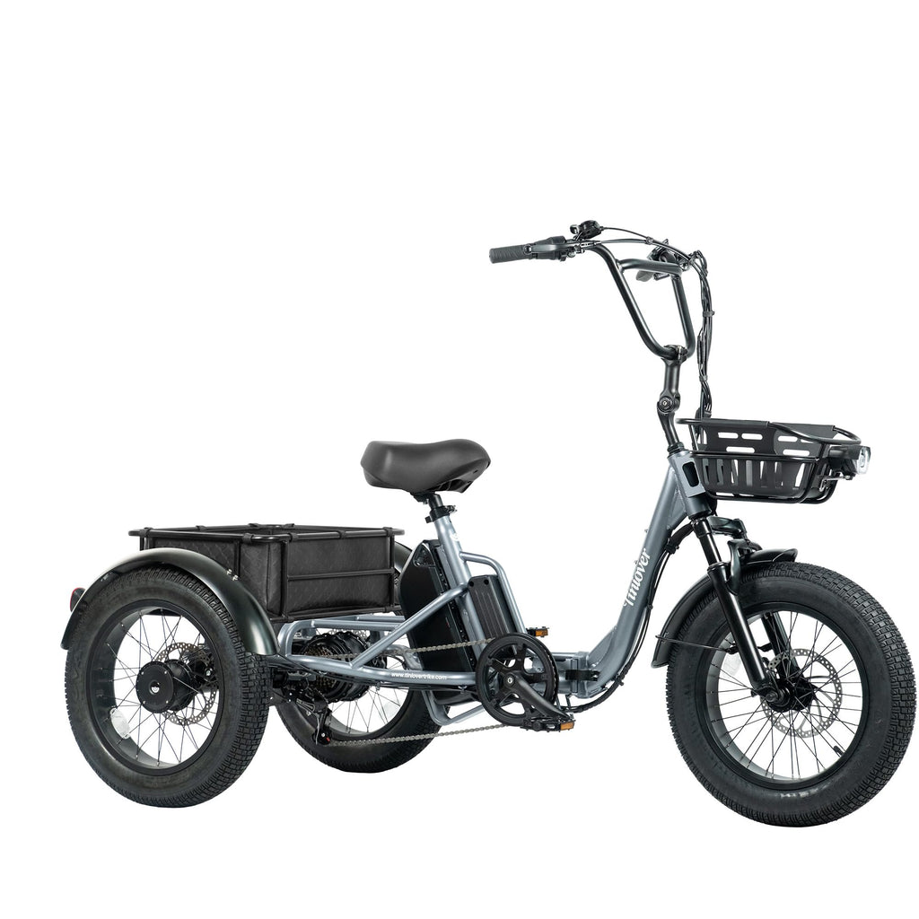 Folding Electric Tricycle for Adults 2 Seater 1000W 48V 15AH W532748