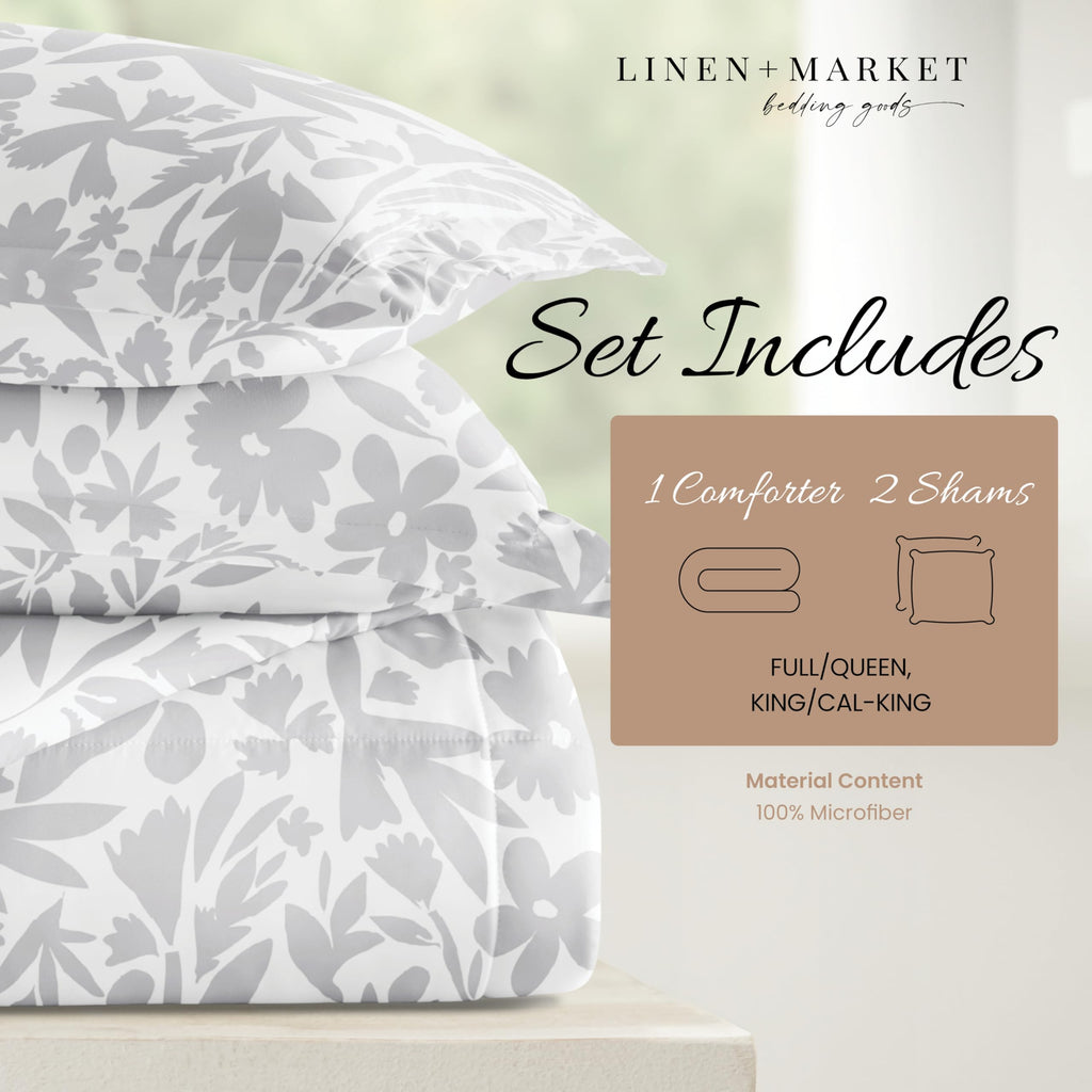 King 3 Piece Down Alternative Comforter Set C3457