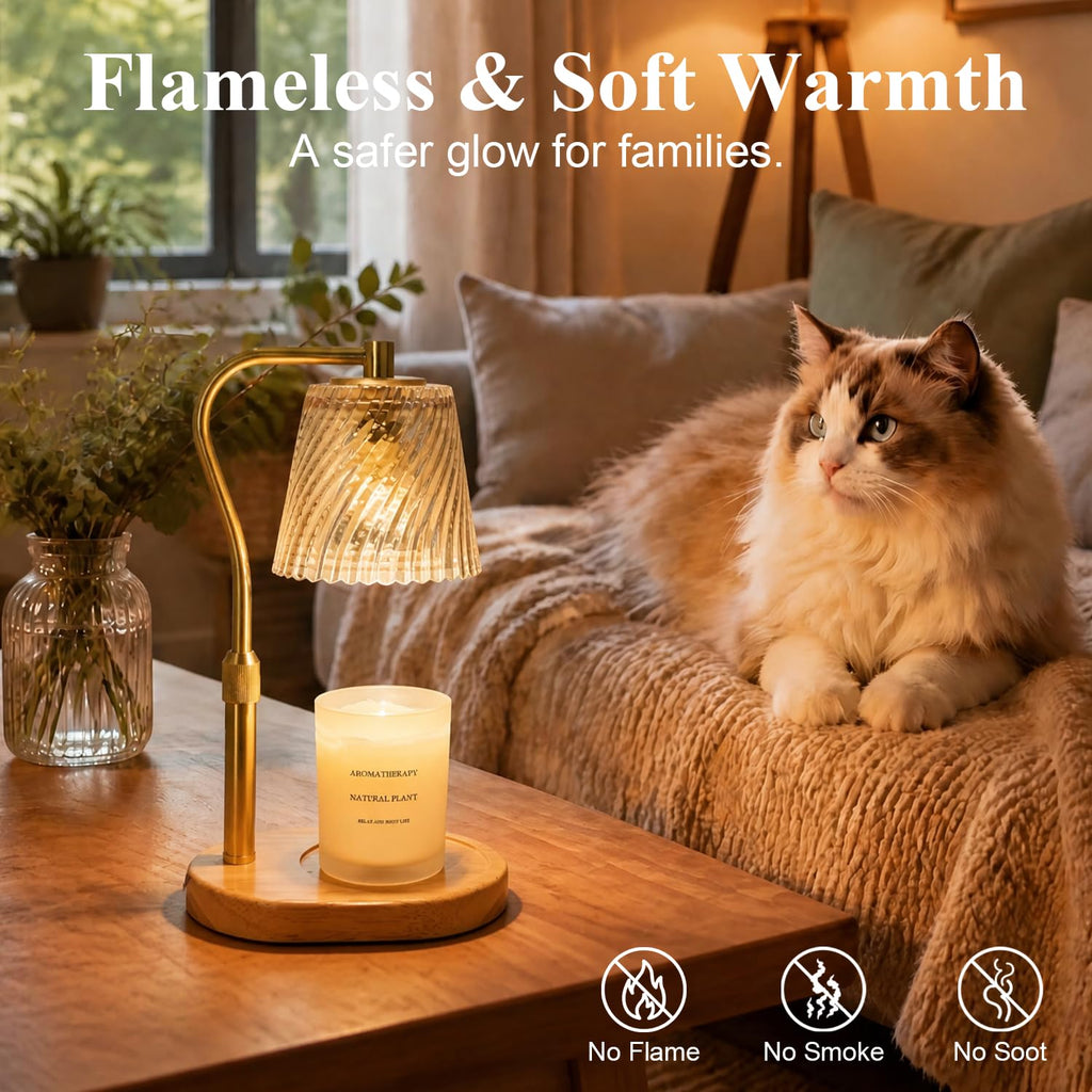 Candle Warmer Lamp with Timer and Dimmable O57431