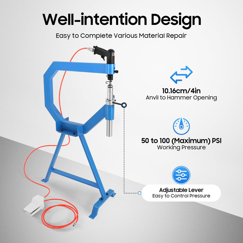 Pneumatic Planishing Hammer with Stand Q36104