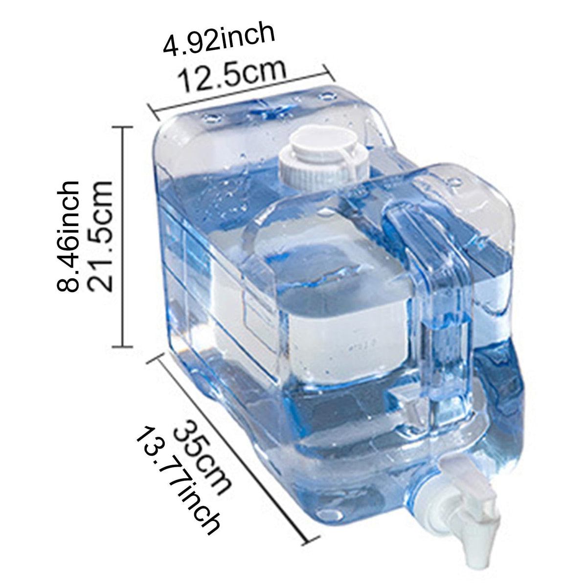 5.7L Portable Water Container with Lid and Handle I35320