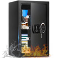 3.3 Cuft Water and Fireproof Safe with Digital Keypad & Key Lock N531