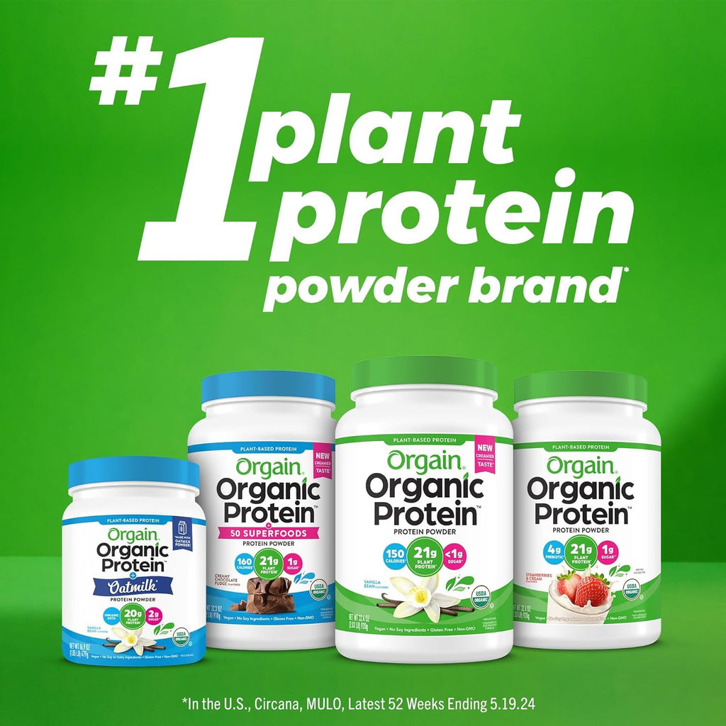 Creatine Monohydrate Powder & Organic Vegan Vanilla Bean Protein Powder Bundle L31653
